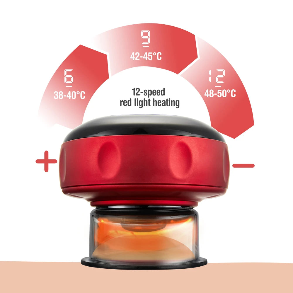 Recharge Electric Vacuum Cupping Therapy Set Skin Scraping