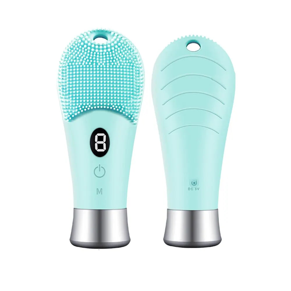 9 Gear Electric Ultrasonic Skin Sonic Scrubber Facial Brush