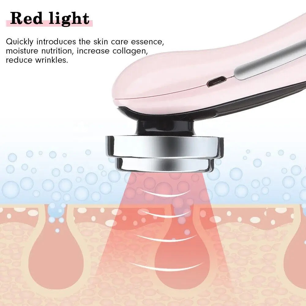Multifunction Facial Massager 4 in 1 RF EMS  Skin Care Tools