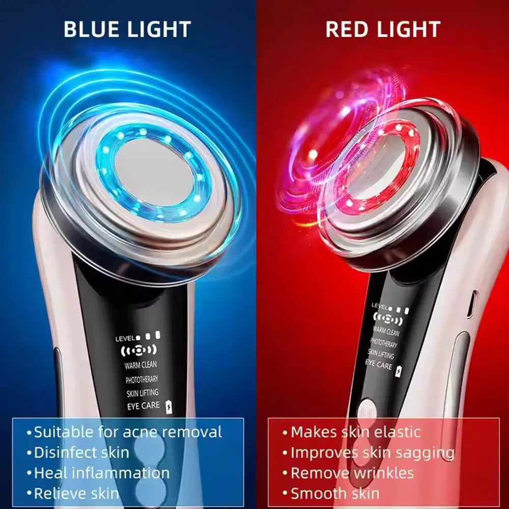 Multifunction Facial Massager 4 in 1 RF EMS  Skin Care Tools