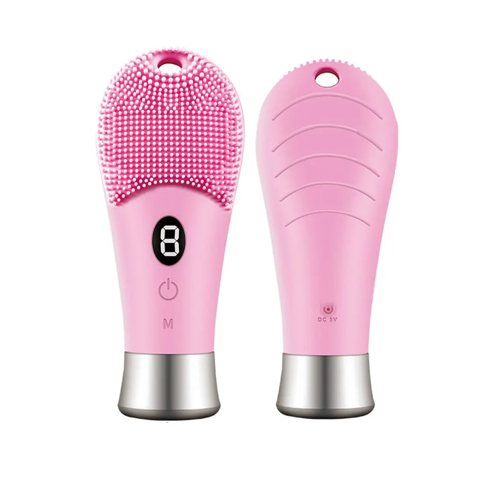 9 Gear Electric Ultrasonic Skin Sonic Scrubber Facial Brush