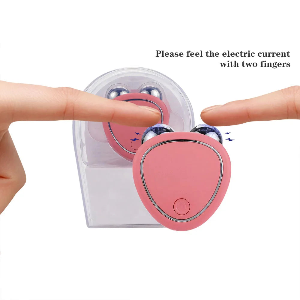 EMS Face Lifting Machine Facial Massager Microcurrent Roller