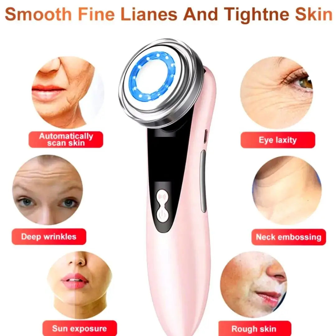 Multifunction Facial Massager 4 in 1 RF EMS  Skin Care Tools