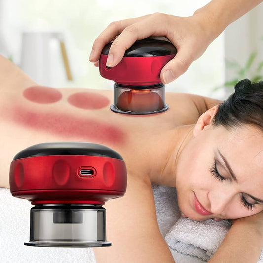 Recharge Electric Vacuum Cupping Therapy Set Skin Scraping