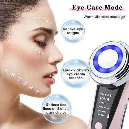Multifunction Facial Massager 4 in 1 RF EMS  Skin Care Tools
