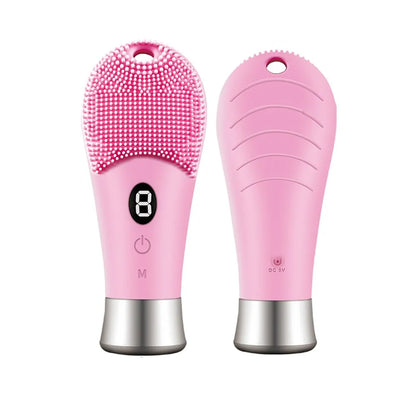 9 Gear Electric Ultrasonic Skin Sonic Scrubber Facial Brush