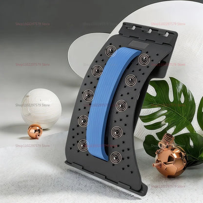 4-Level Adjustable Back Stretcher Back Massager Lumbar